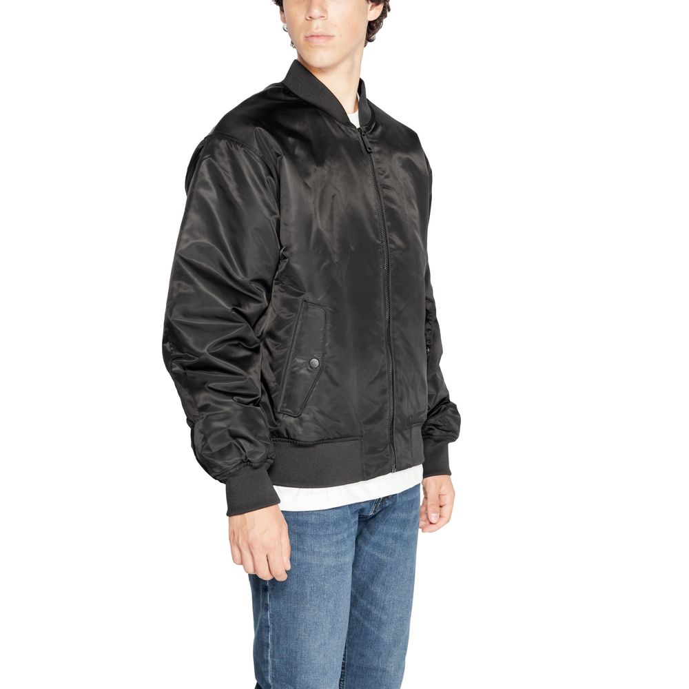 Black Polyamide Jackets & Coat