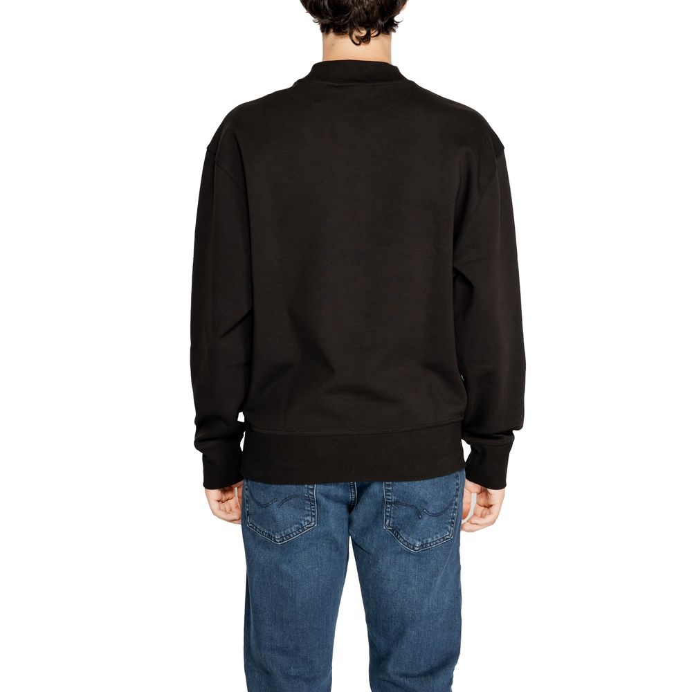 Black Recycled Cotton Sweatshirt