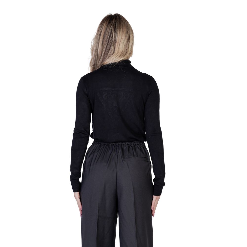 Black Viscose Turtleneck