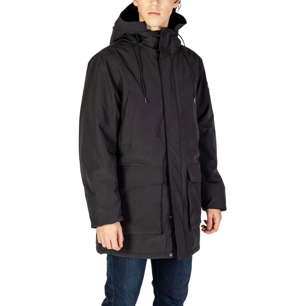 Black Polyamide Parka
