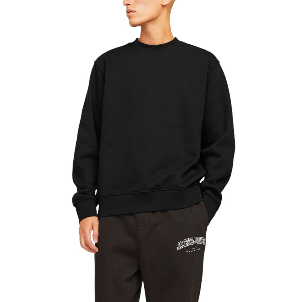 Black Cotton Sweatshirt