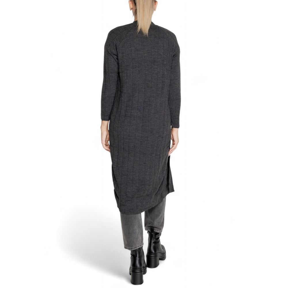 Gray Marabou Cardigan