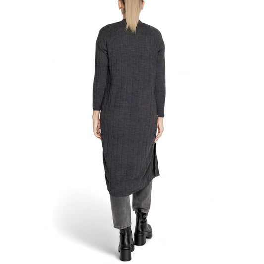 Gray Marabou Cardigan