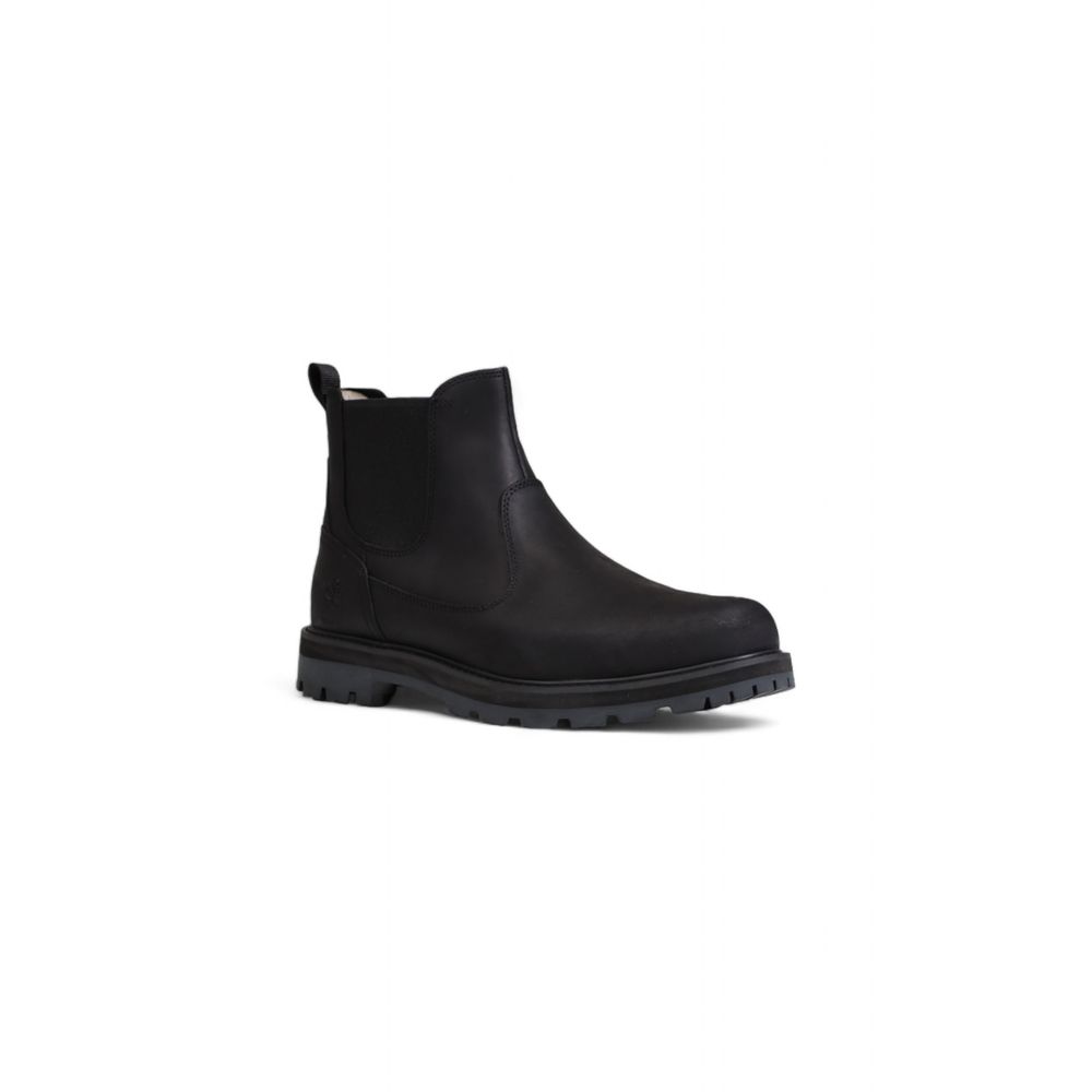 Black Nubuc Leather Boot