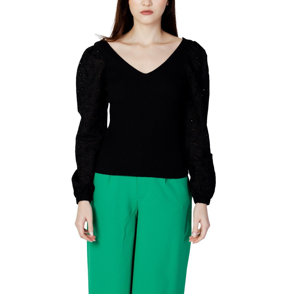 Black Cotton Sweatshirt