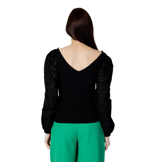 Black Cotton Sweatshirt