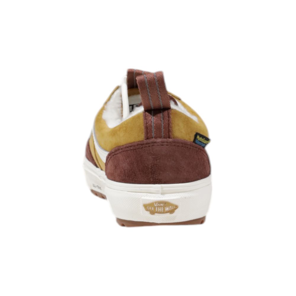Beige Leather Athletic Sneakers