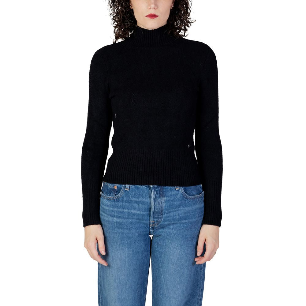 Black Polyamide Turtleneck
