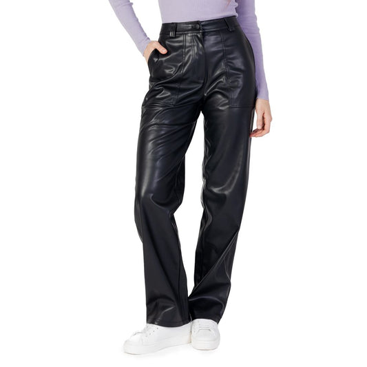 Black Recycled Polyester Pant