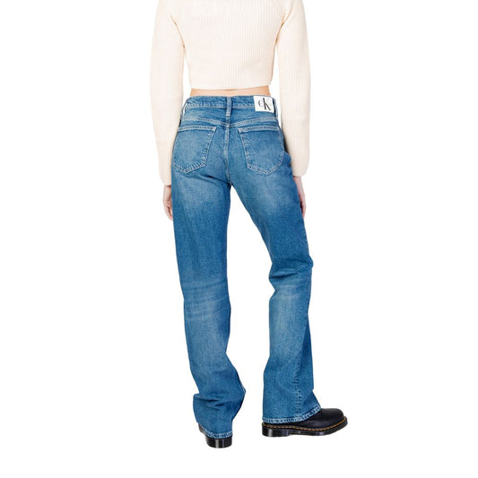 Blue Cotton Mom Jeans