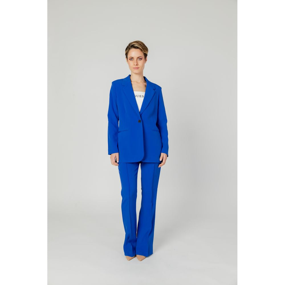 Blue Recycled Polyester Blazer