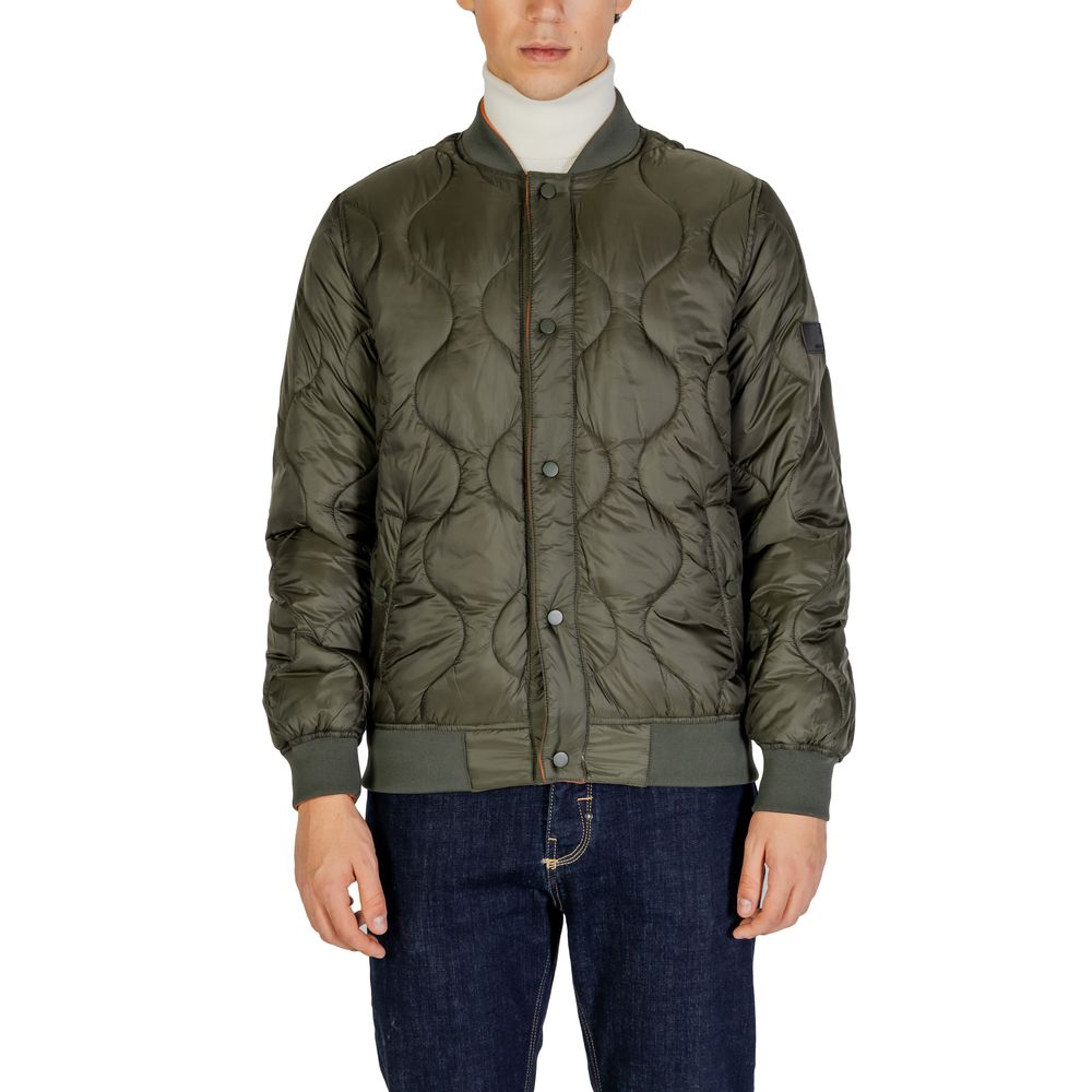 Green Polyamide Jackets & Coat