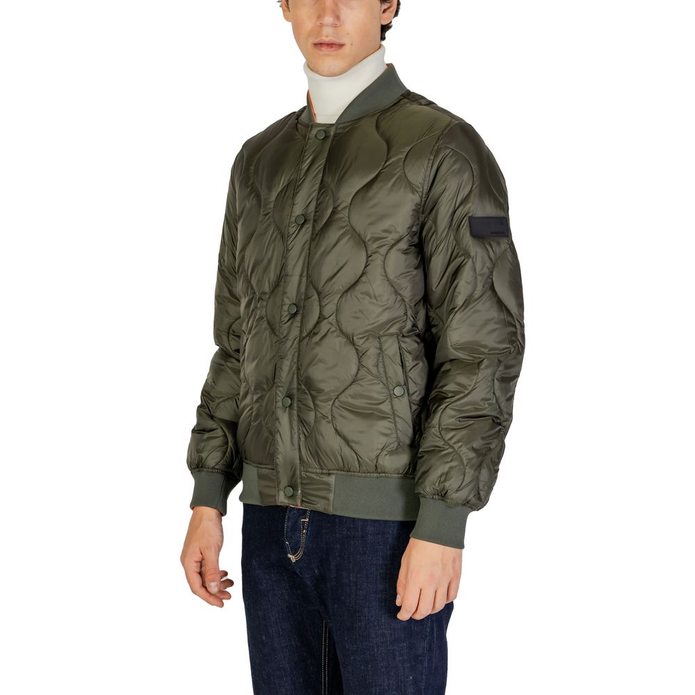 Green Polyamide Jackets & Coat