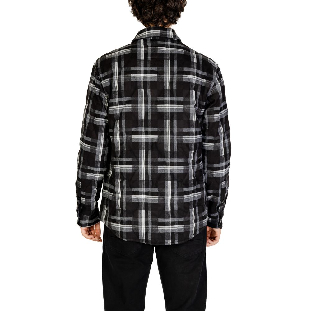 Black Polyester Jackets & Coat