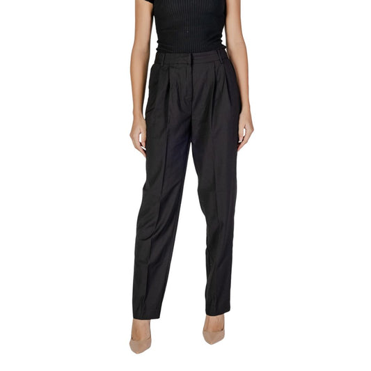 Black Polyester Pant