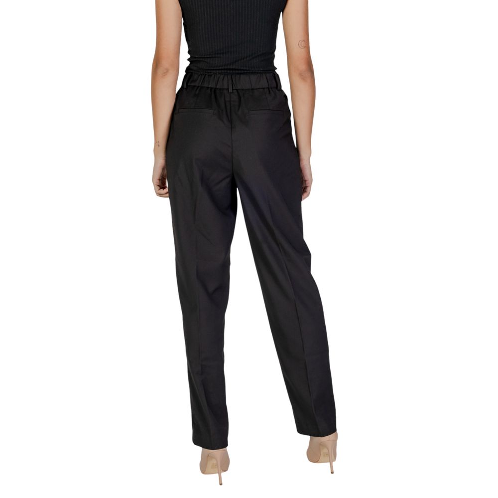 Black Polyester Pant