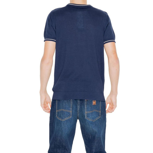 Blue Cotton Shortsleeve Shirt