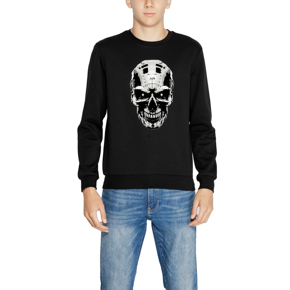 Black Cotton Sweatshirt
