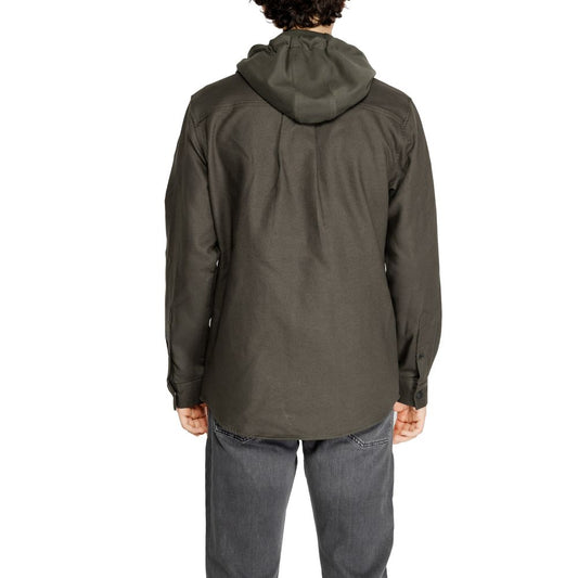 Green Cotton Shell Jacket