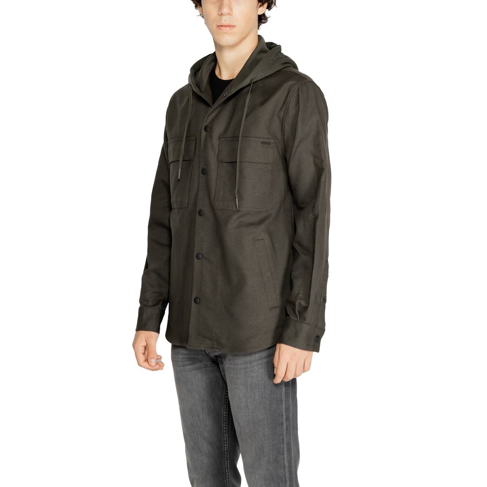 Green Cotton Shell Jacket