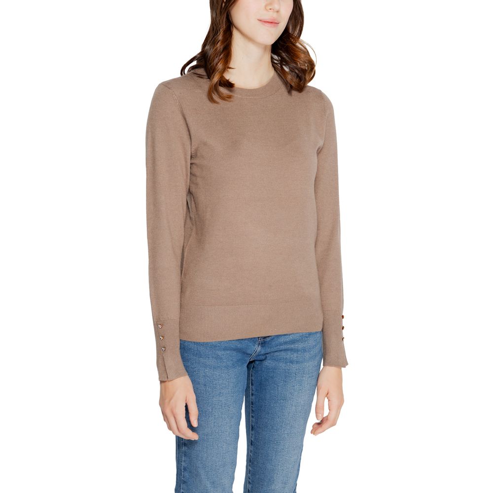 Beige Viscose Sweatshirt