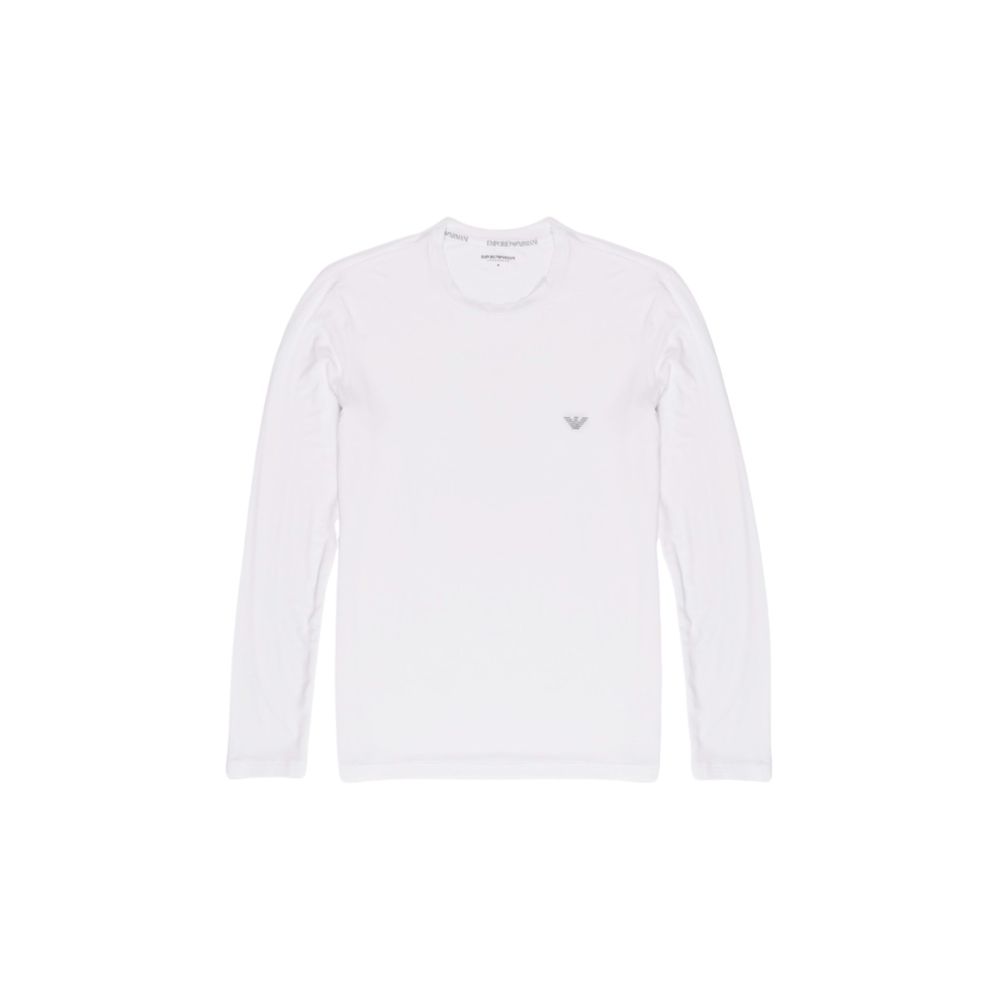 White Modal Long Sleeve T-Shirt