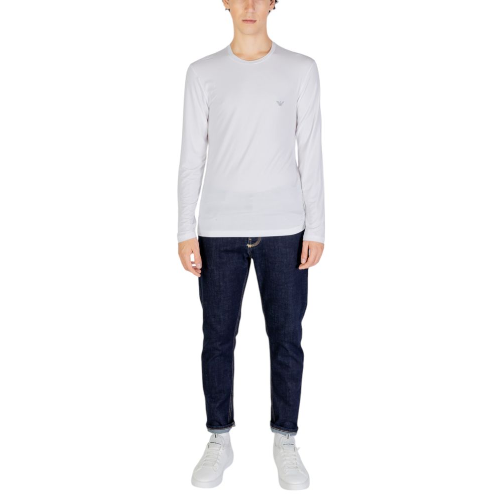 White Modal Long Sleeve T-Shirt