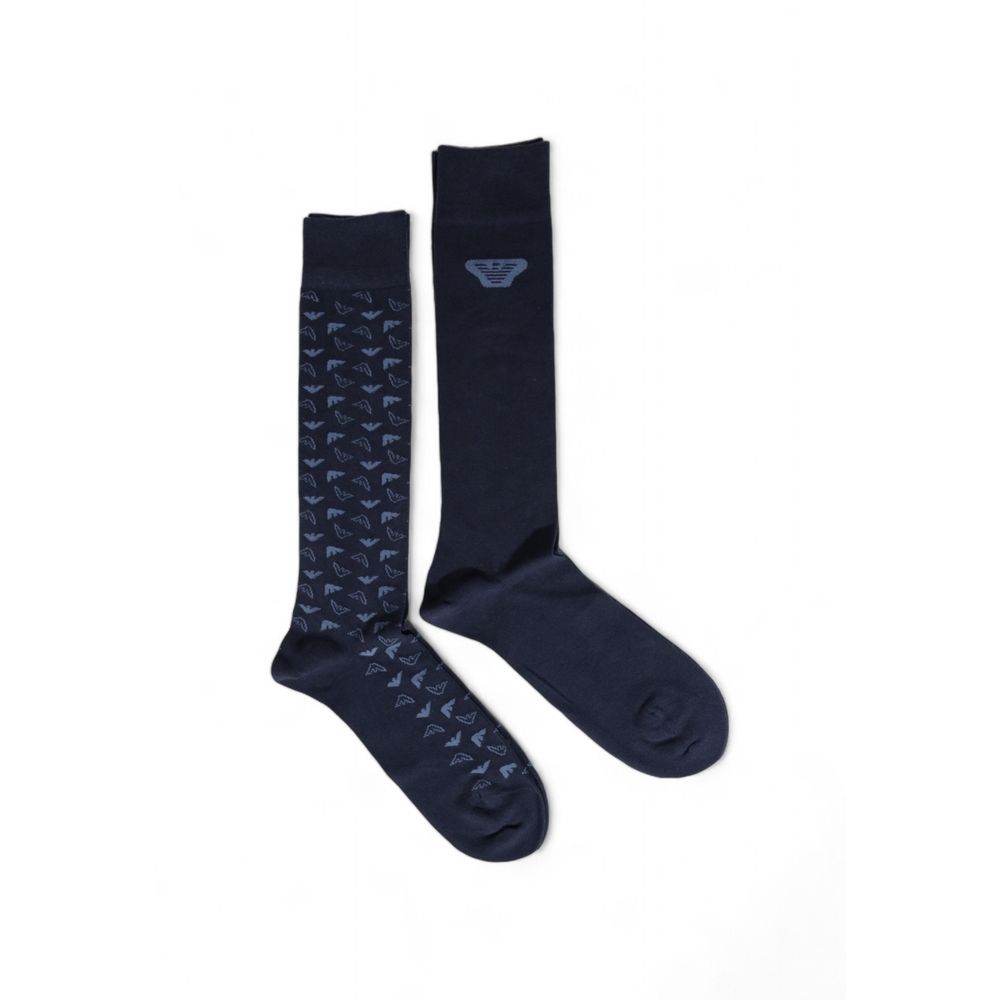 Blue Cotton Socks