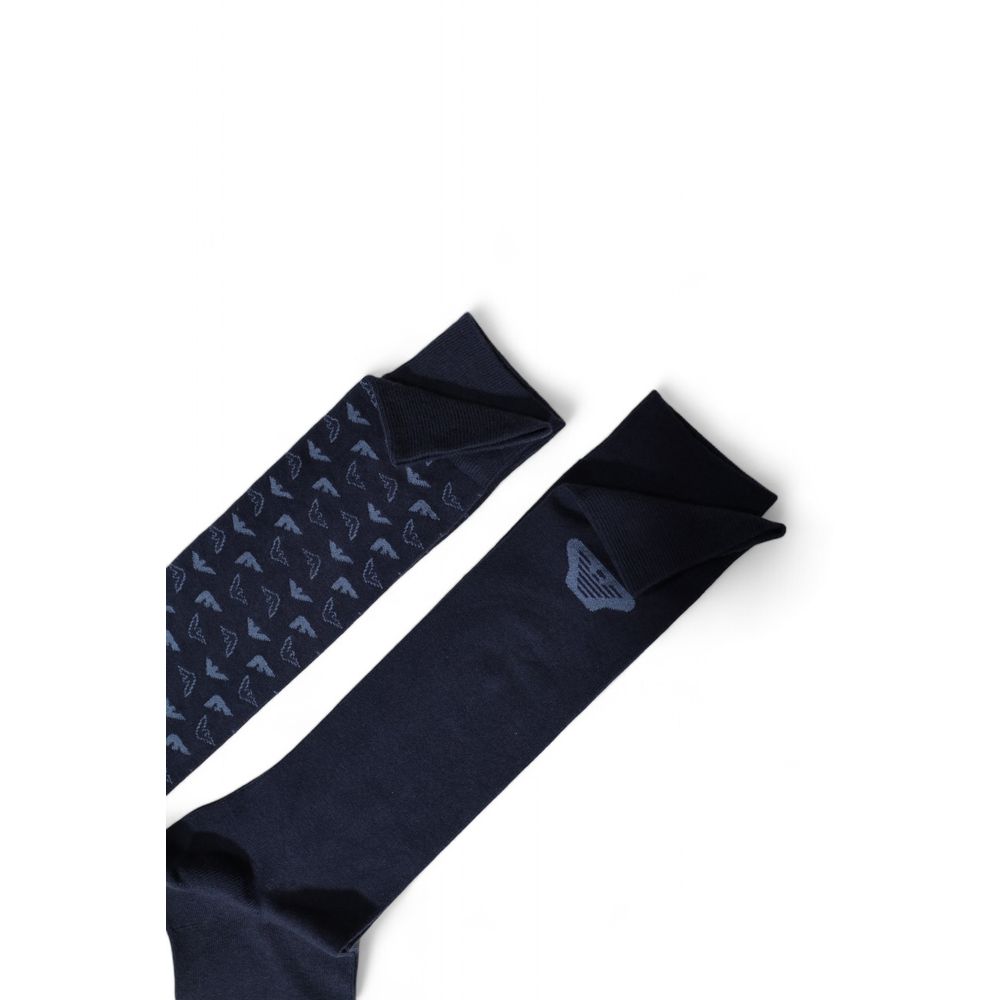 Blue Cotton Socks