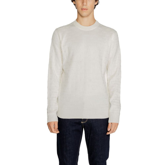 Cream Viscose Sweatshirt