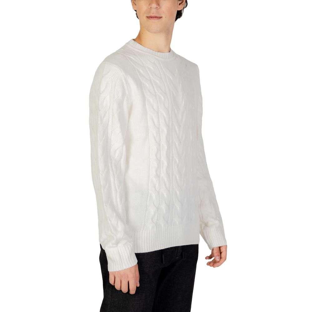 White Marabou Sweatshirt