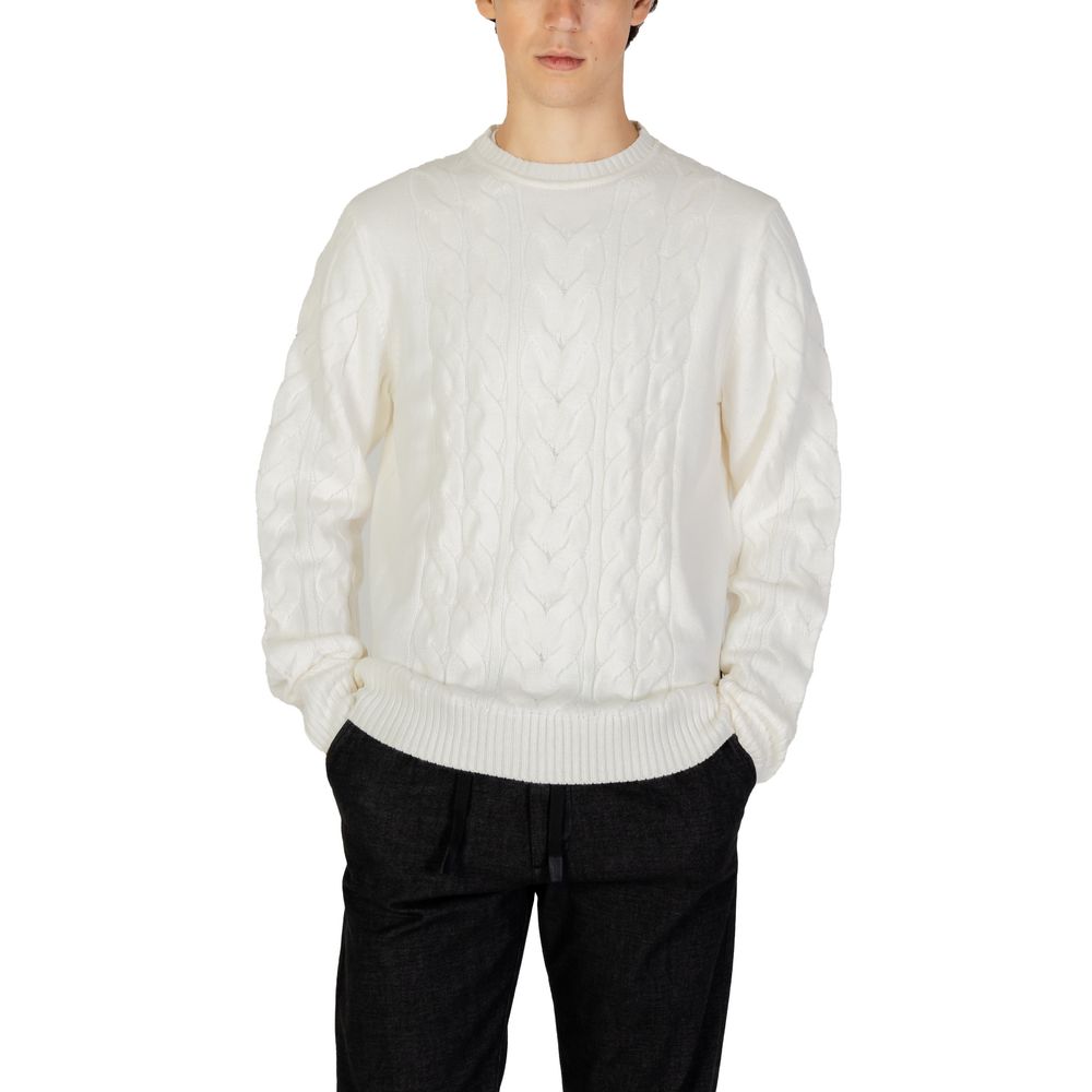 White Marabou Sweatshirt
