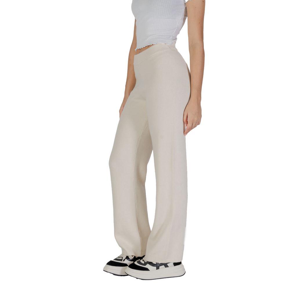 Cream Viscose Pant