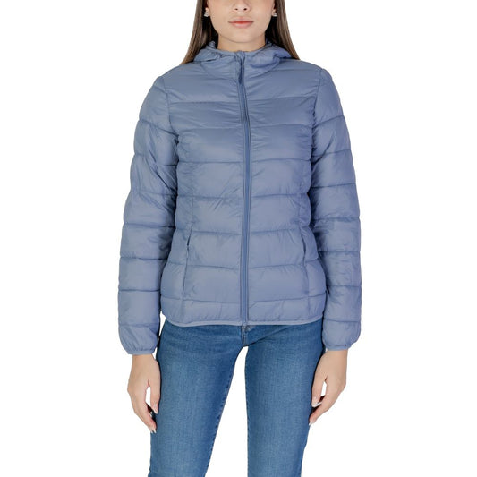 Blue Nylon Coat
