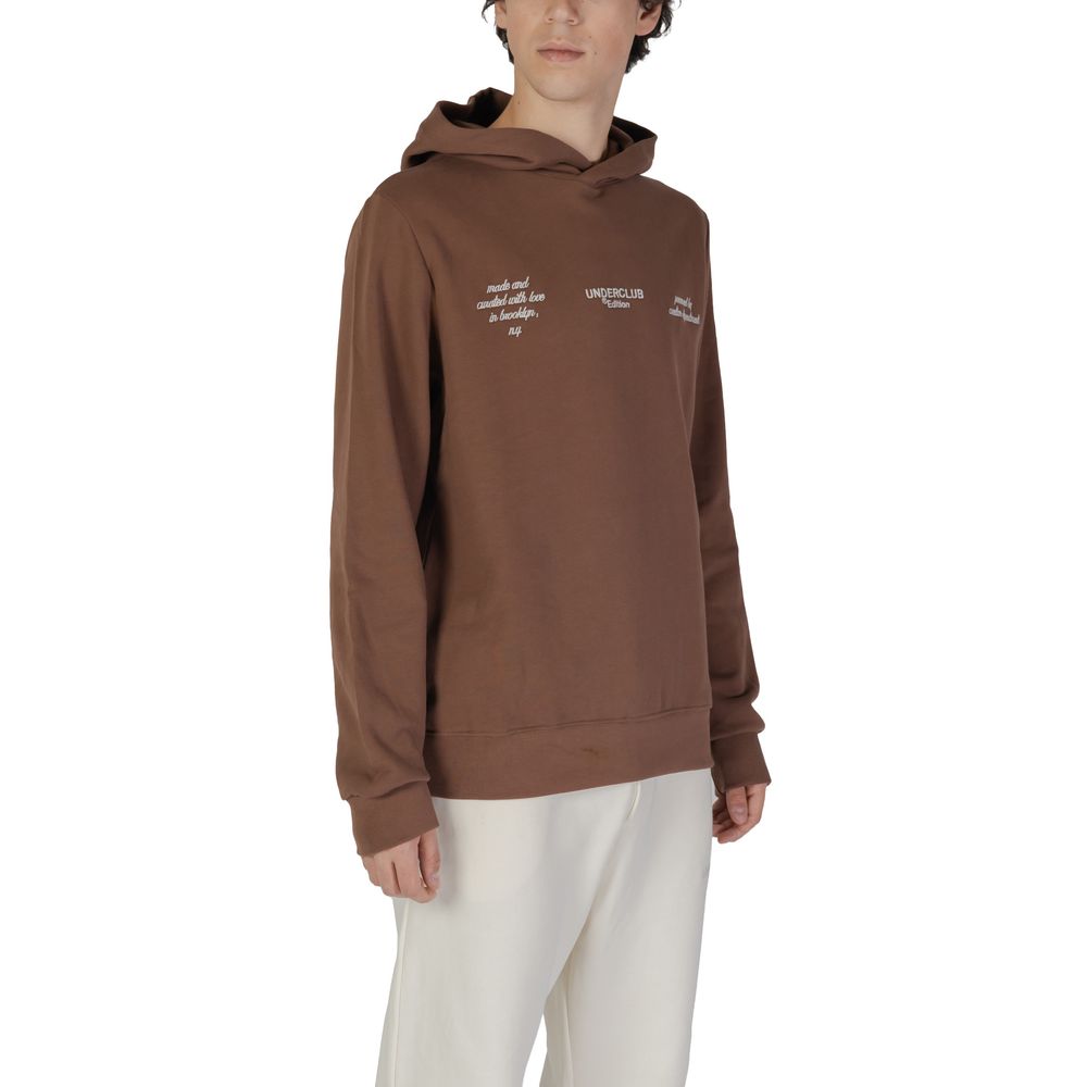 Brown Cotton Hoodie