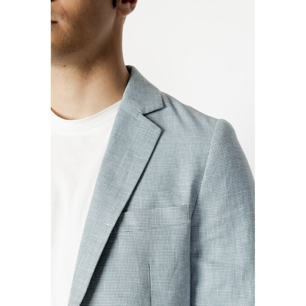 Green Linen Blazer