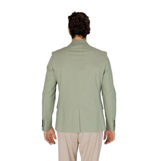 Green Cotton Blazer