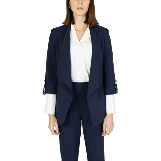 Blue Polyester Blazer
