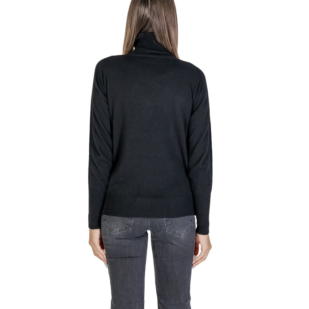 Black Viscose Turtleneck