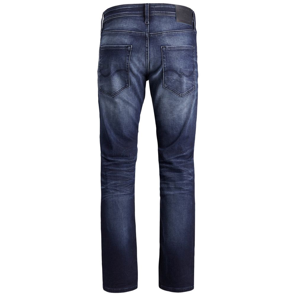 Blue Cotton Relaxed Fit Jeans