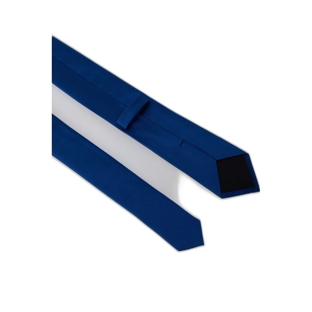 Blue Silk Ties And Formal Accessory