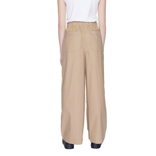 Beige Cotton Pant