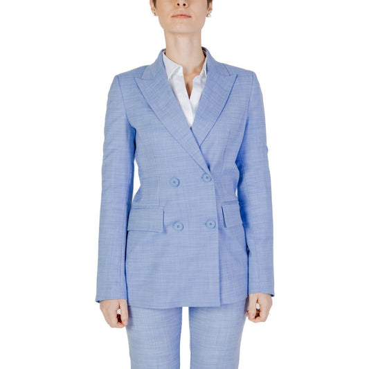 Blue Viscose Blazer