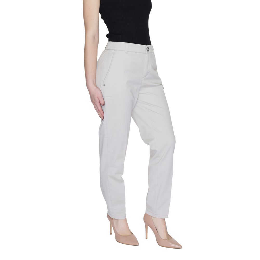 Beige Cotton Pant