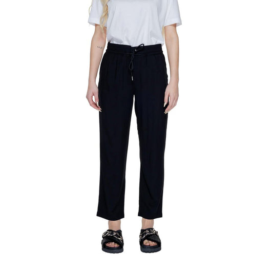 Black Viscose Pant