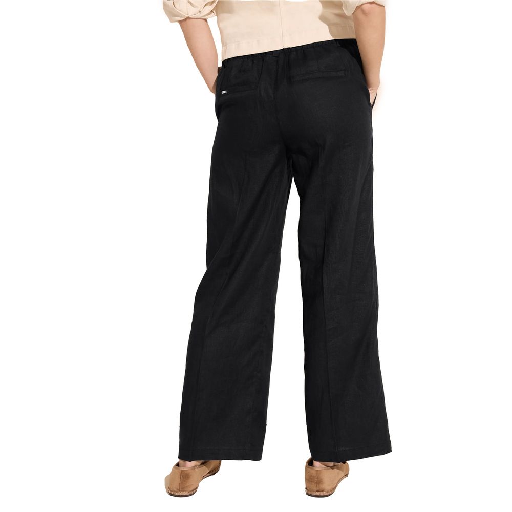 Black Linen Pant