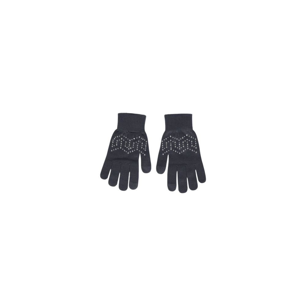 Gray Recycled Polyester Gloves