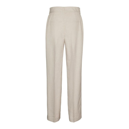 Gray Polyester Pant