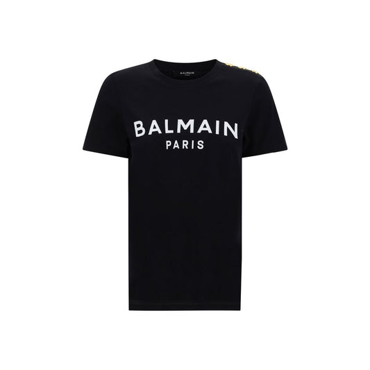 Black Cotton T-Shirt