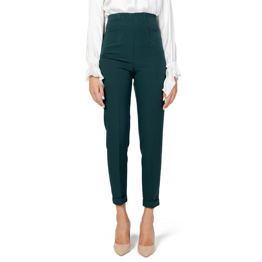 Green Polyester Pants